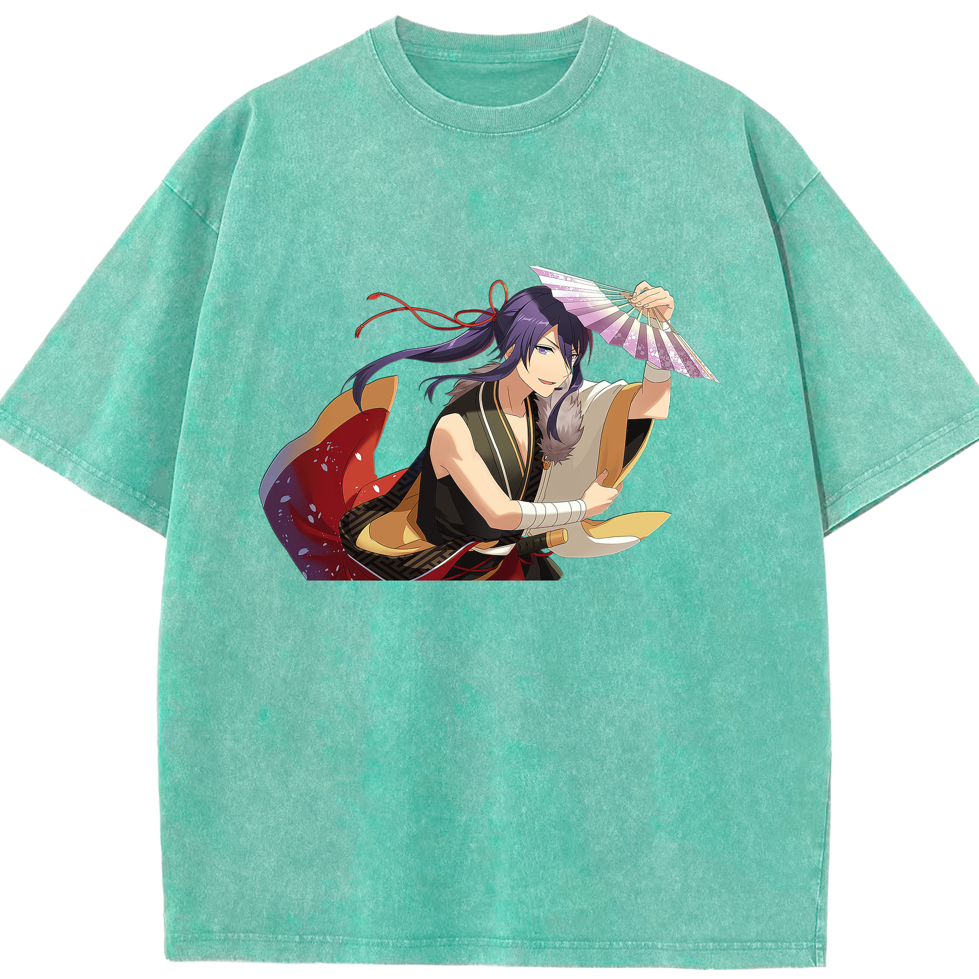 （画像用） あんさんぶるスターズ! Ensemble Stars 綿100% ヴィンテージ風 半袖Tシャツ（フロントプリント）